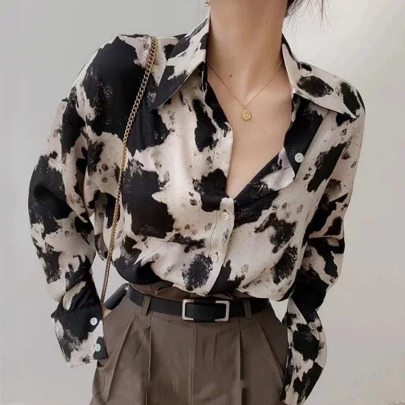 Bellachicha - Kuh Chiffon Bluse