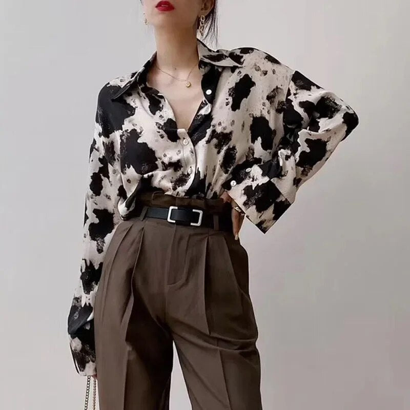 Bellachicha - Kuh Chiffon Bluse