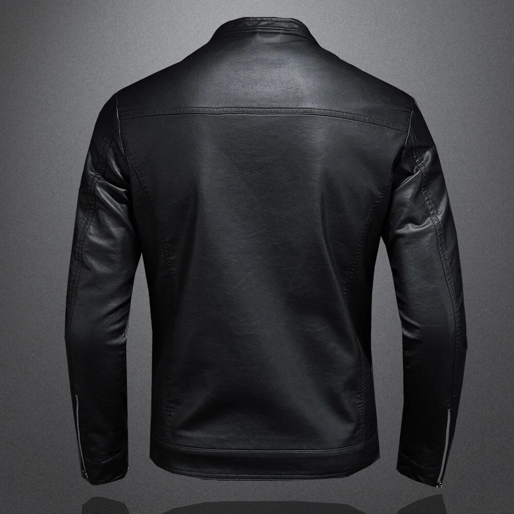 Armin - Herren Klassische Lederjacke