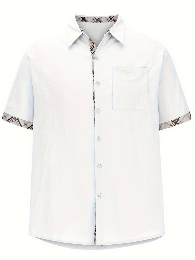 Brandon – chemise traditionnelle élégante avec imprimé graphique à carreaux
