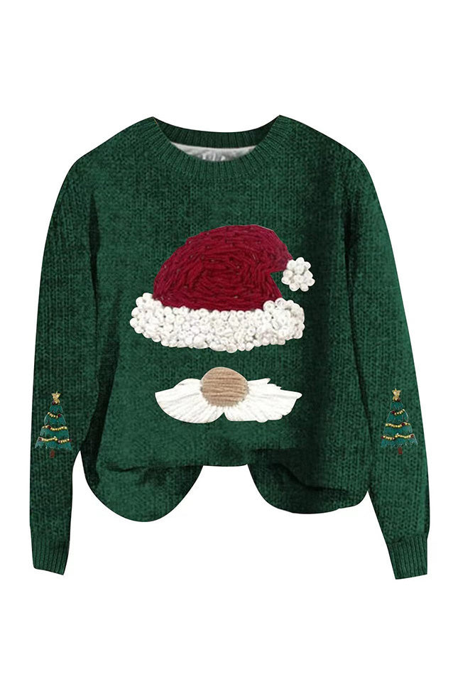 Pull de Noël décontracté en tricot