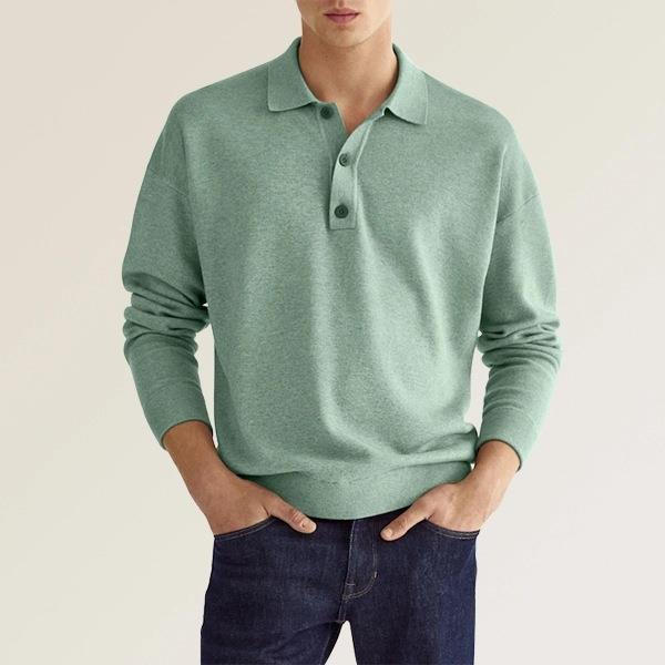 Helmut - T-shirt col V à manches longues pour homme