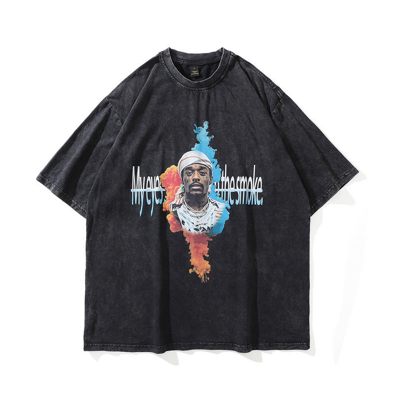 « Graphic Gallery Shirt » - T-shirt oversize avec imprimés