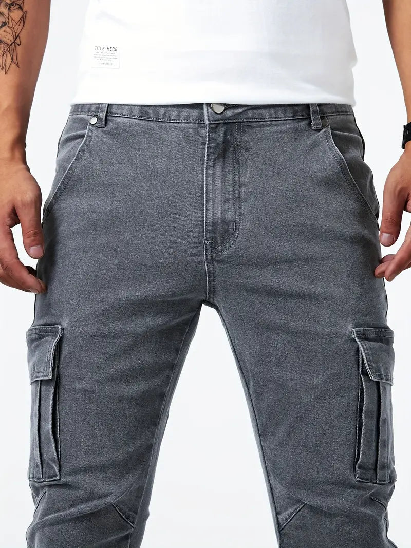 Jonathan – Jean cargo décontracté pour homme