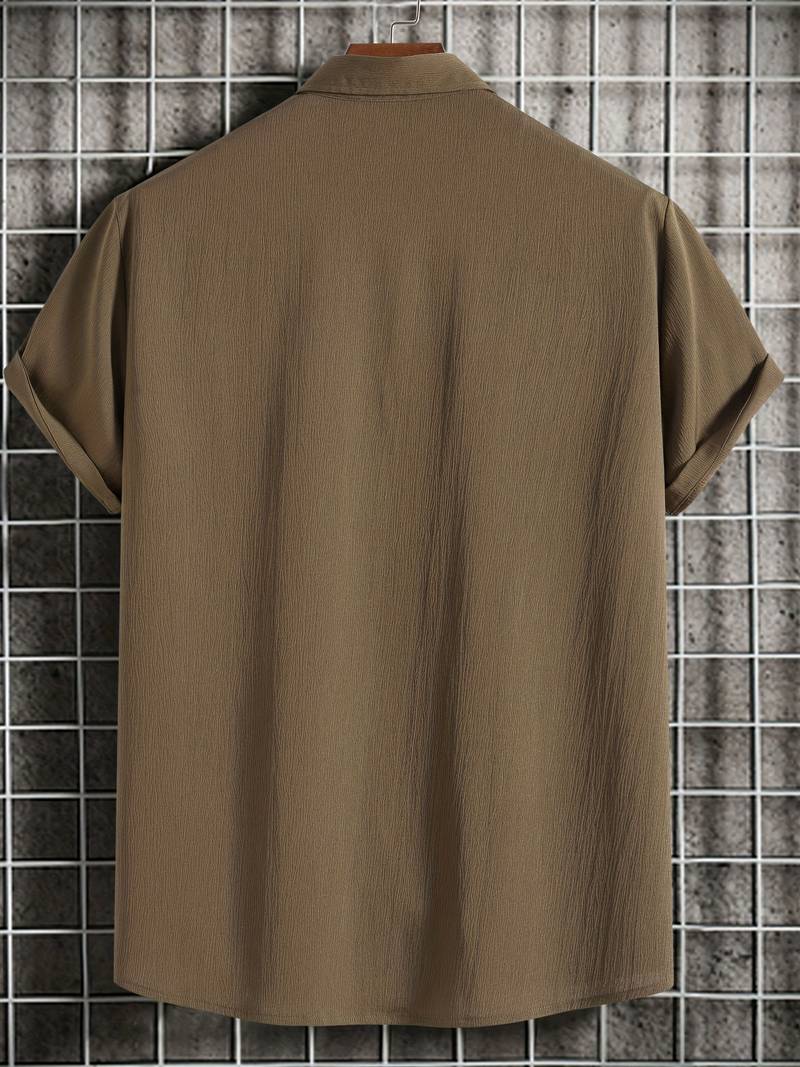 John – chemise décontractée à manches courtes pour homme