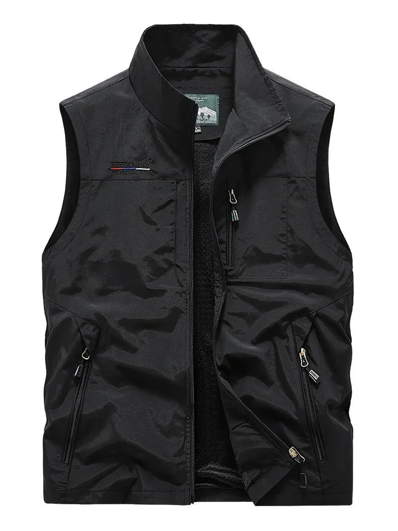 Aristide - gilet cargo homme avec poches zippées