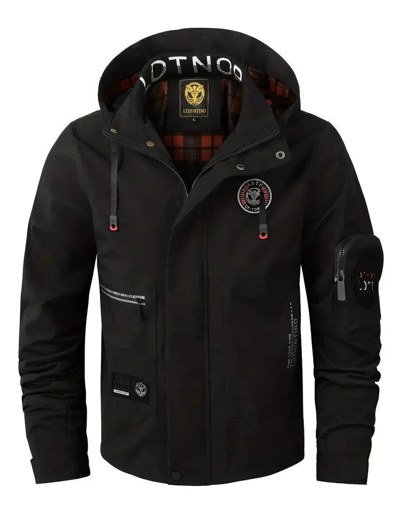 Robert – dicke windjacke mit kapuze