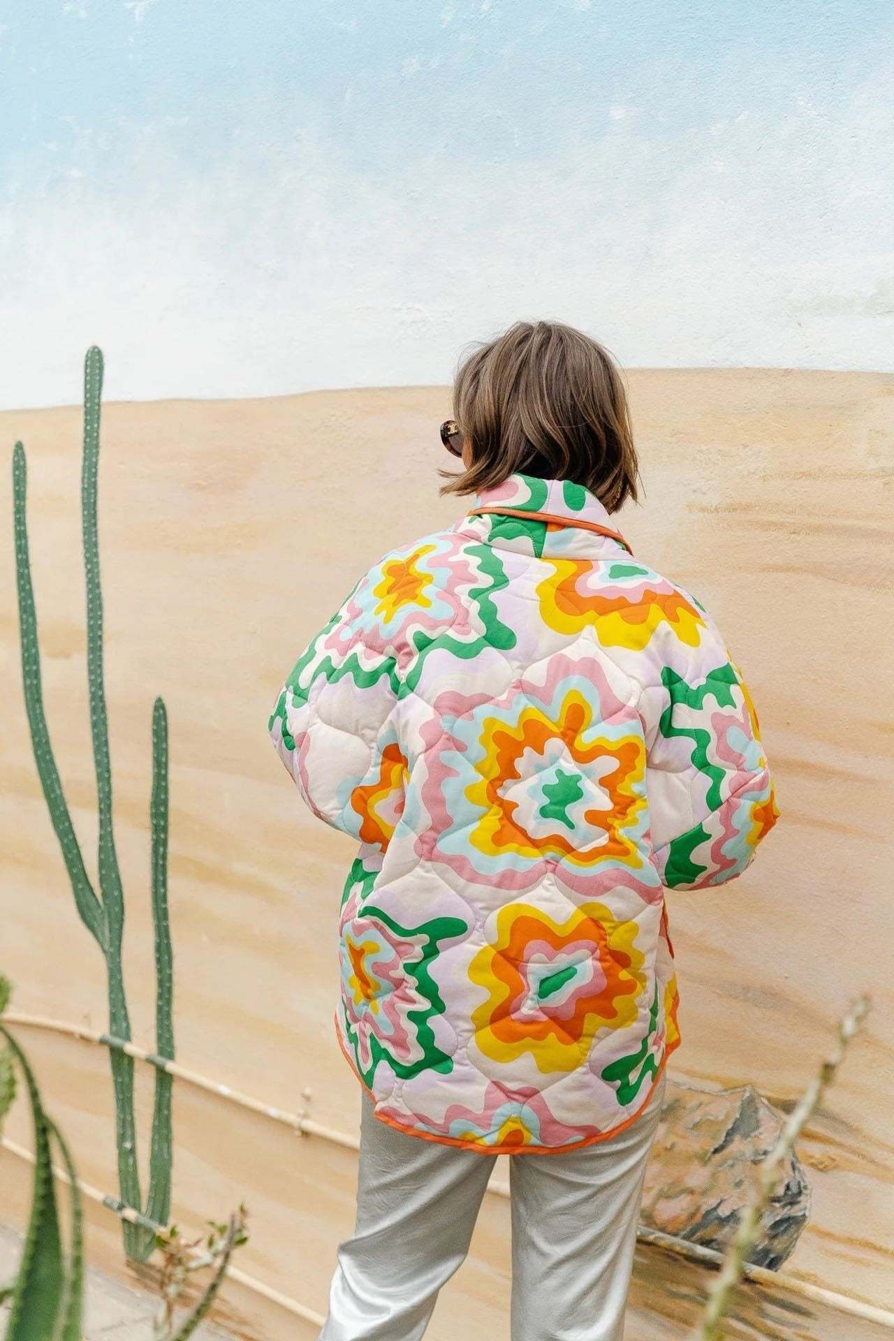 Steppjacke „Elma“ mit Print