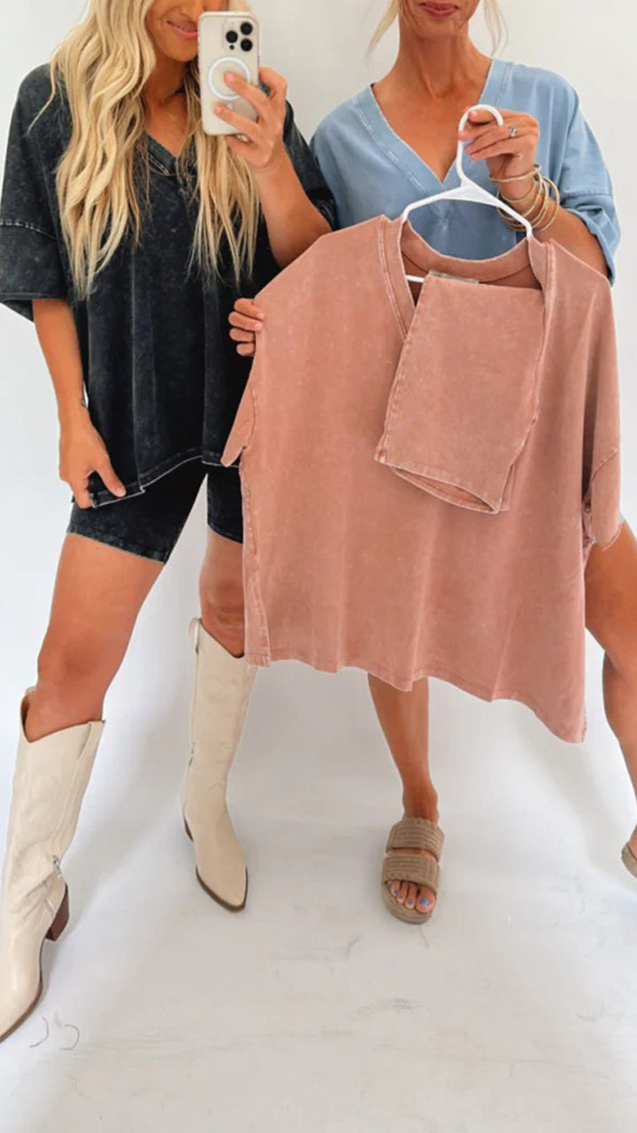 DAVILA™ | ENSEMBLE HAUT ET SHORT