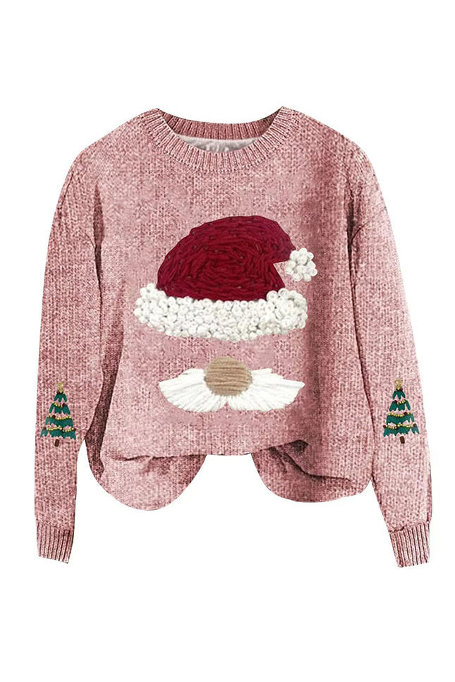 Pull de Noël décontracté en tricot