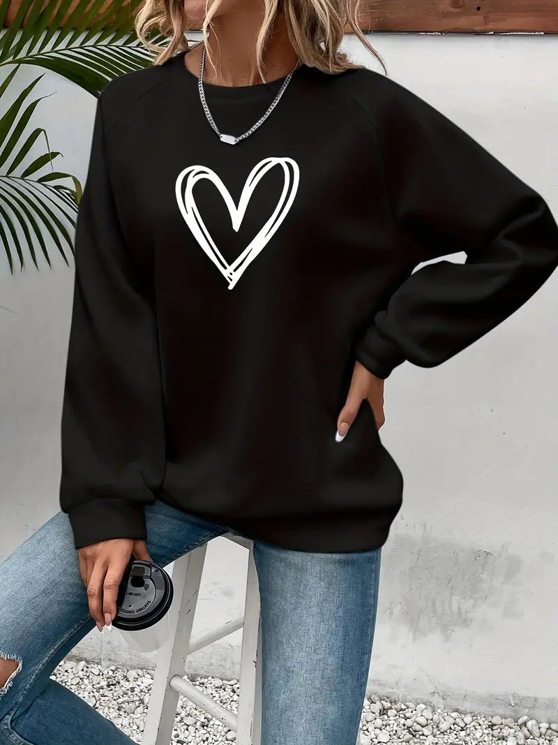 Emily – pull élégant à motif cœur
