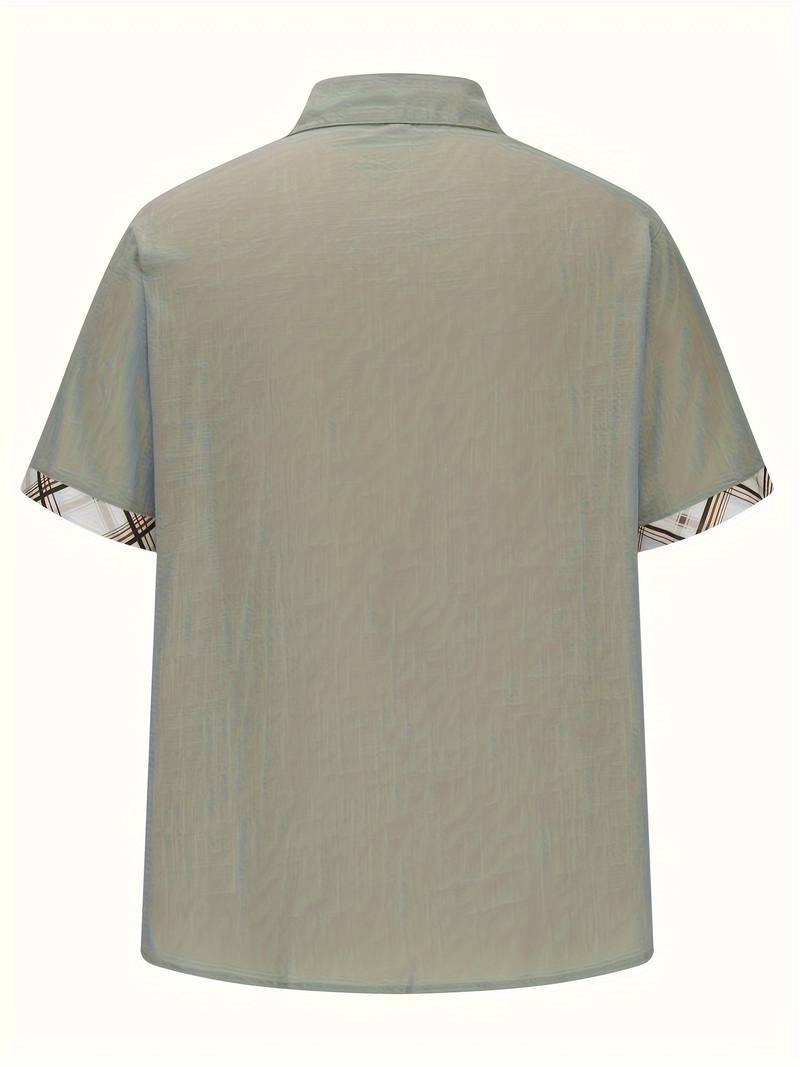 Brandon – chemise traditionnelle élégante avec imprimé graphique à carreaux