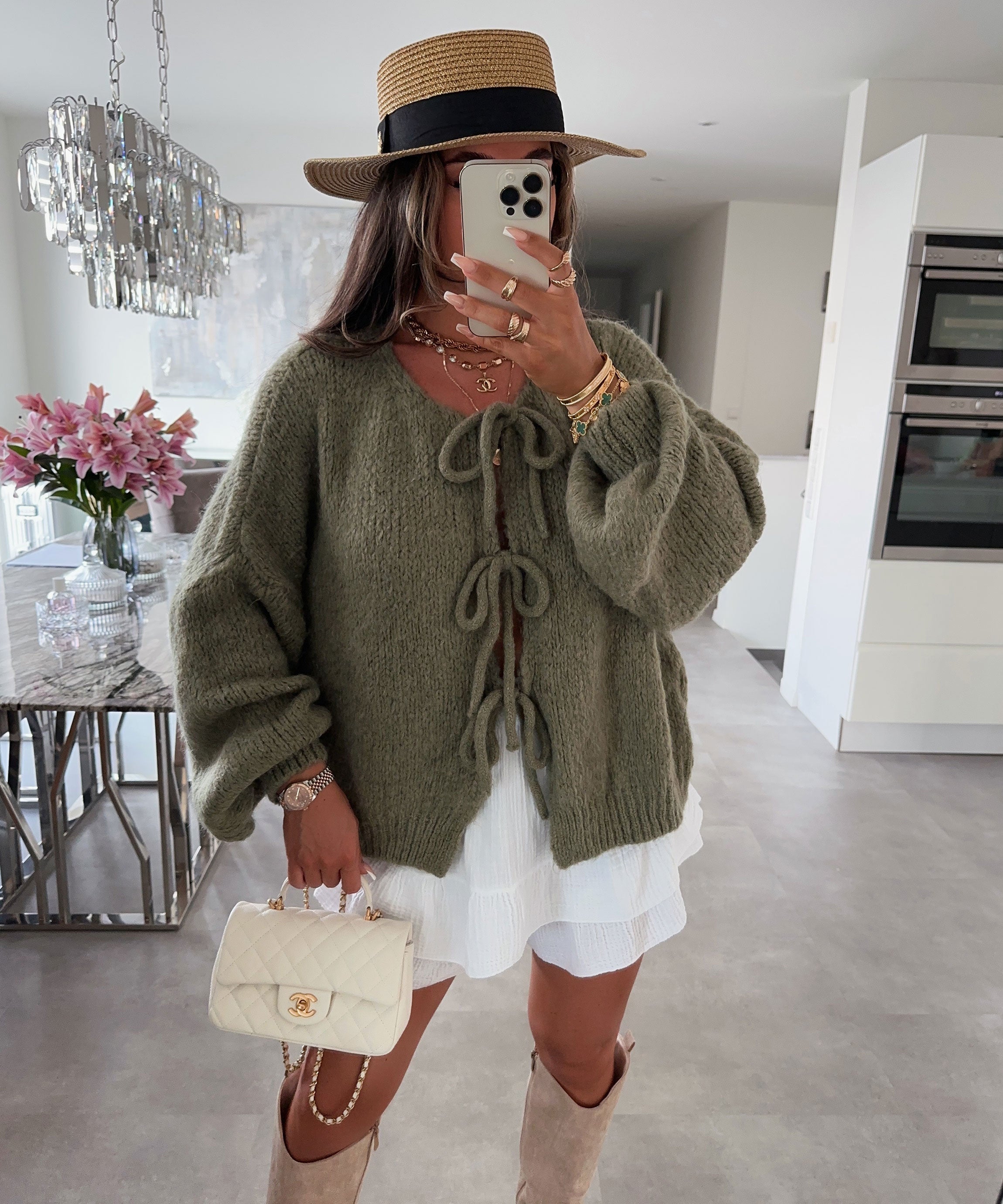 Schleife Fia Khaki
