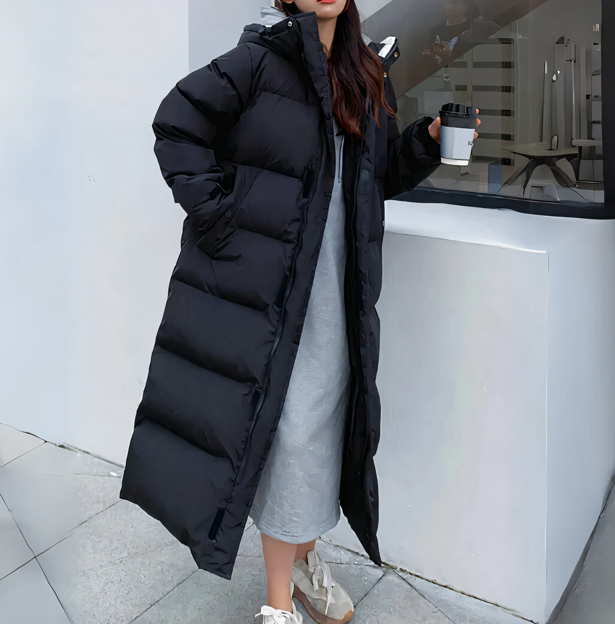 Yulea | Veste longue imperméable et coupe-vent