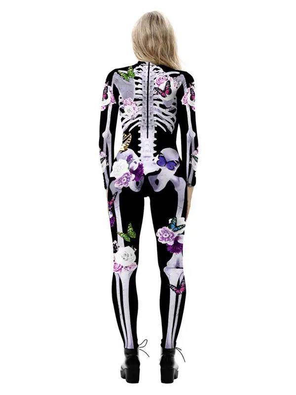 Halloween-Kostüm für Damen mit 3D-Digitaldruck, Overall
