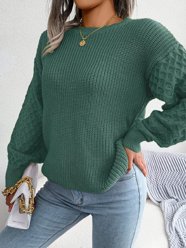 Aliyah - pull en maille à col rond