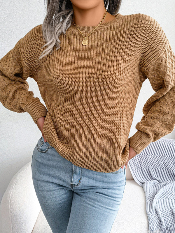 Aliyah - pull en maille à col rond