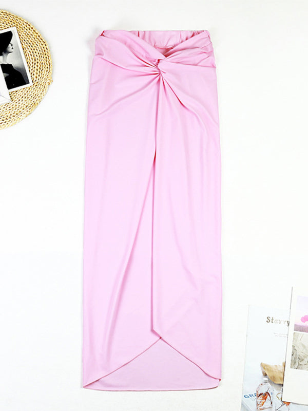 Neuer Badeanzug farblich passender sexy hohler Badeort-Badeanzug/Wickelrock