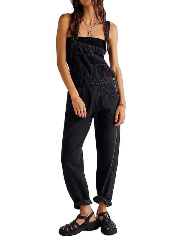 Neue stil overall lässig lose denim overalls hosen
