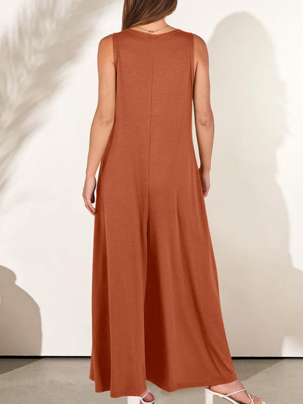 Lässiger, dünner Jumpsuit mit Taschen für Damen