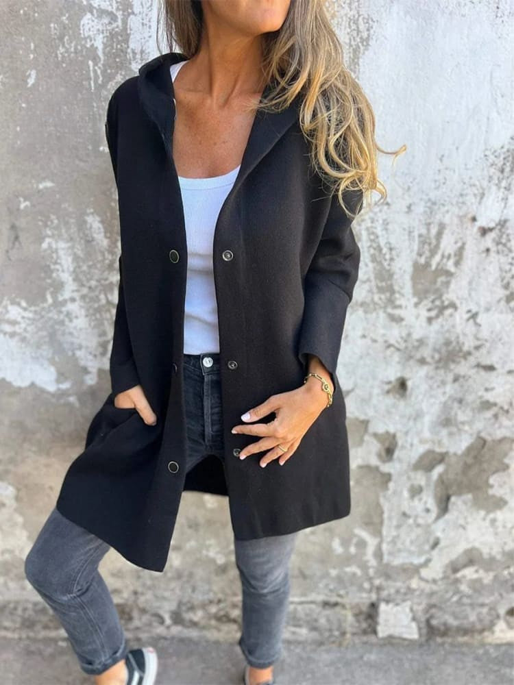Lässige Kapuzenjacke Jacke