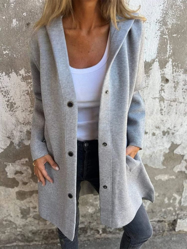 Lässige Kapuzenjacke Jacke