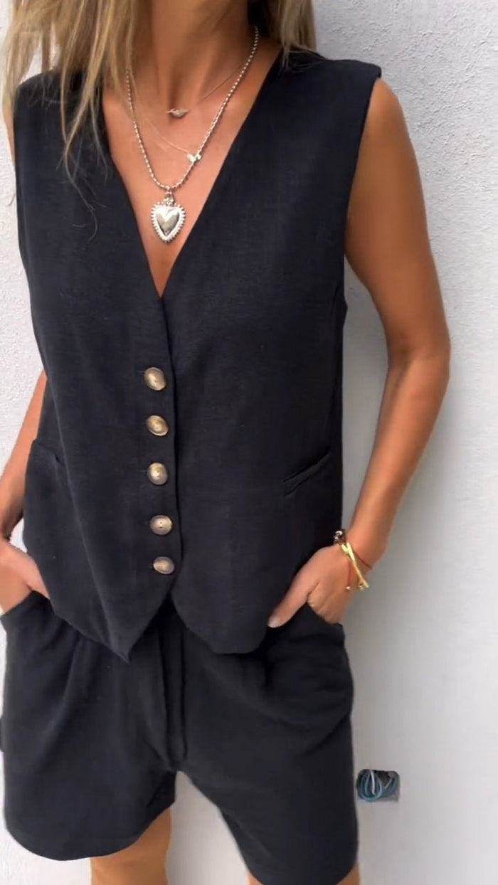 Ensemble deux pièces avec gilet