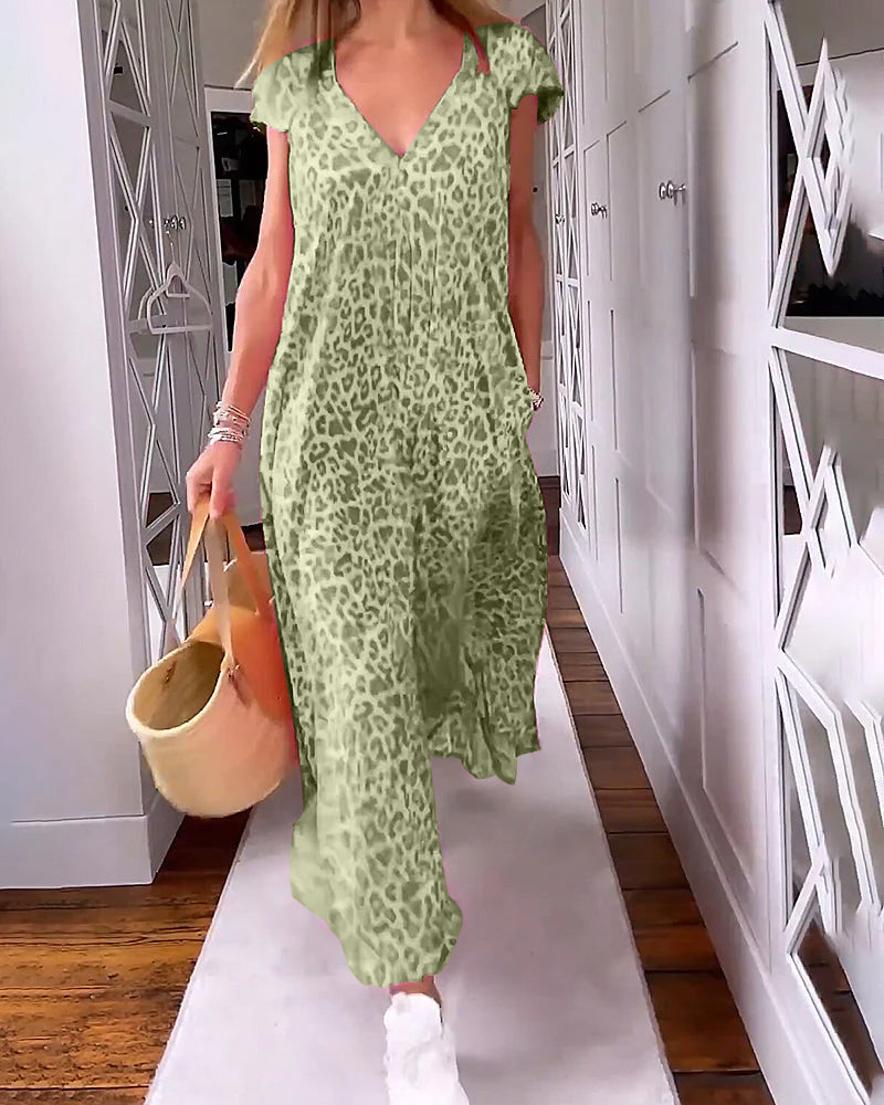 Vivienne - Robe col V - Vibrant