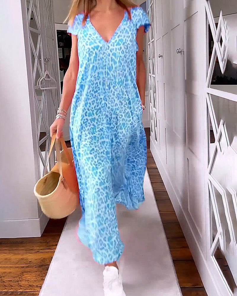 Vivienne - Robe col V - Vibrant