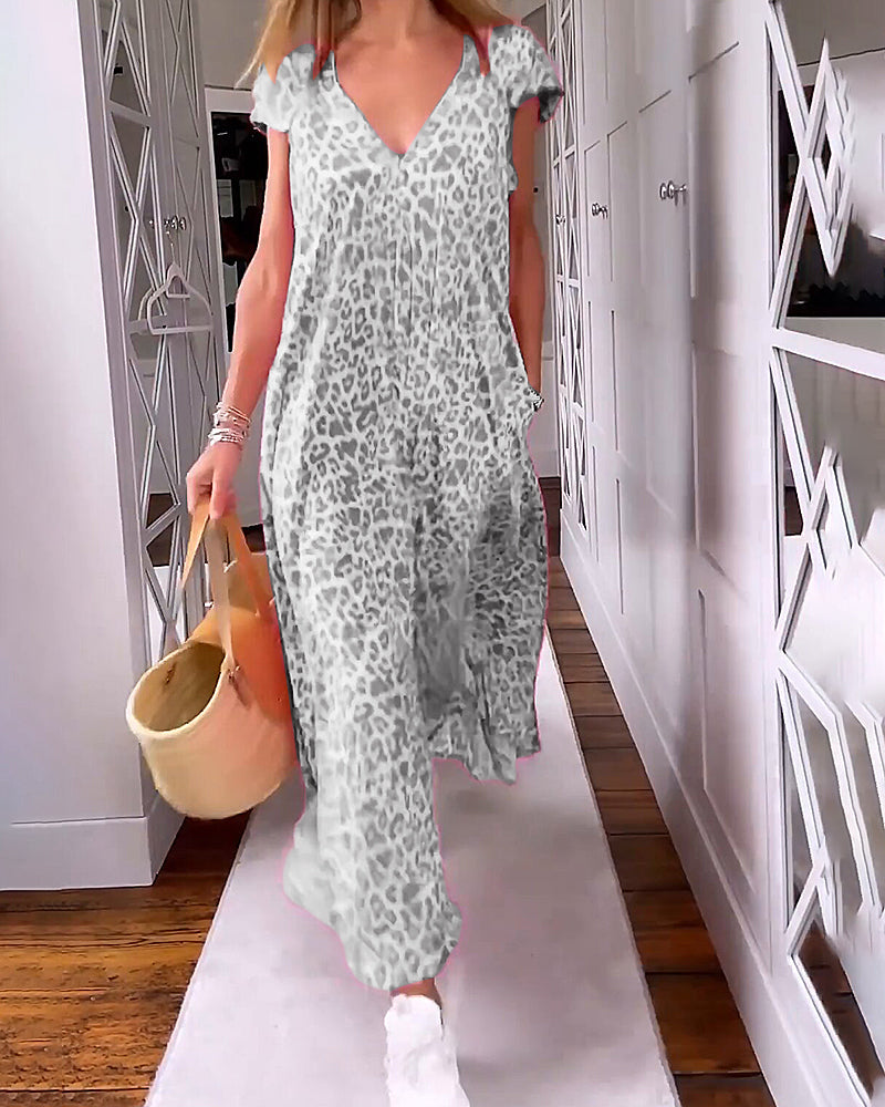 Vivienne - Robe col V - Vibrant