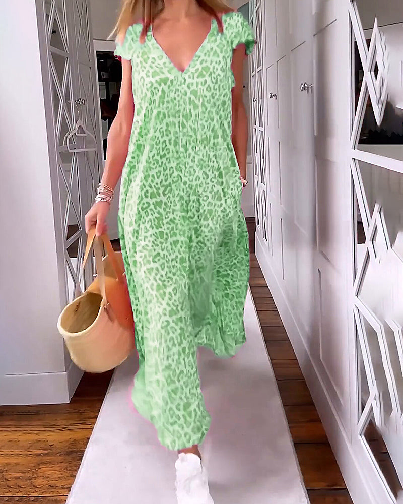 Vivienne - Robe col V - Vibrant