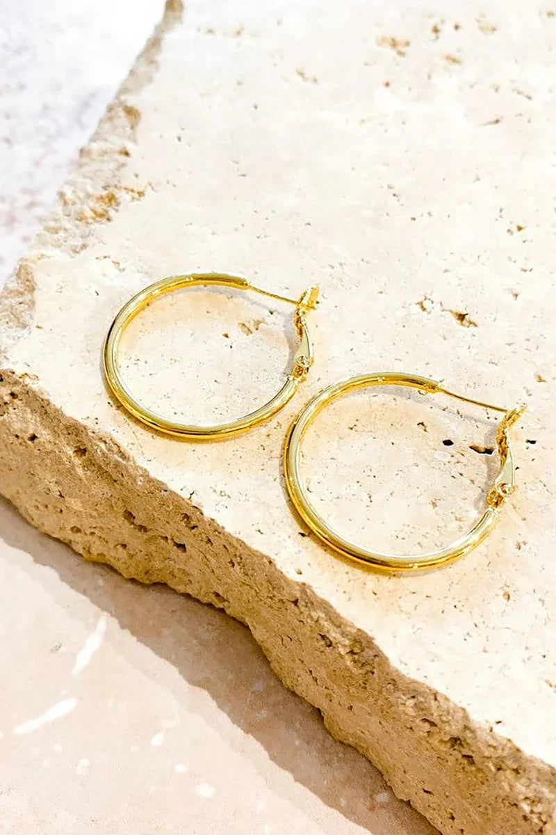 Boucles d'oreilles créoles Leni - Or