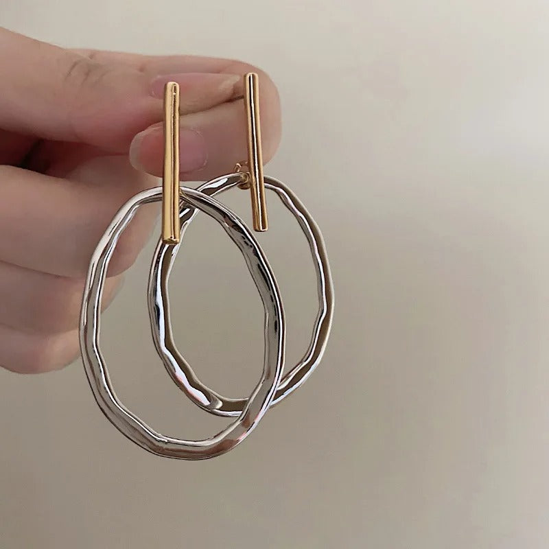 Micara - Créoles pailletées - Boucles d'oreilles