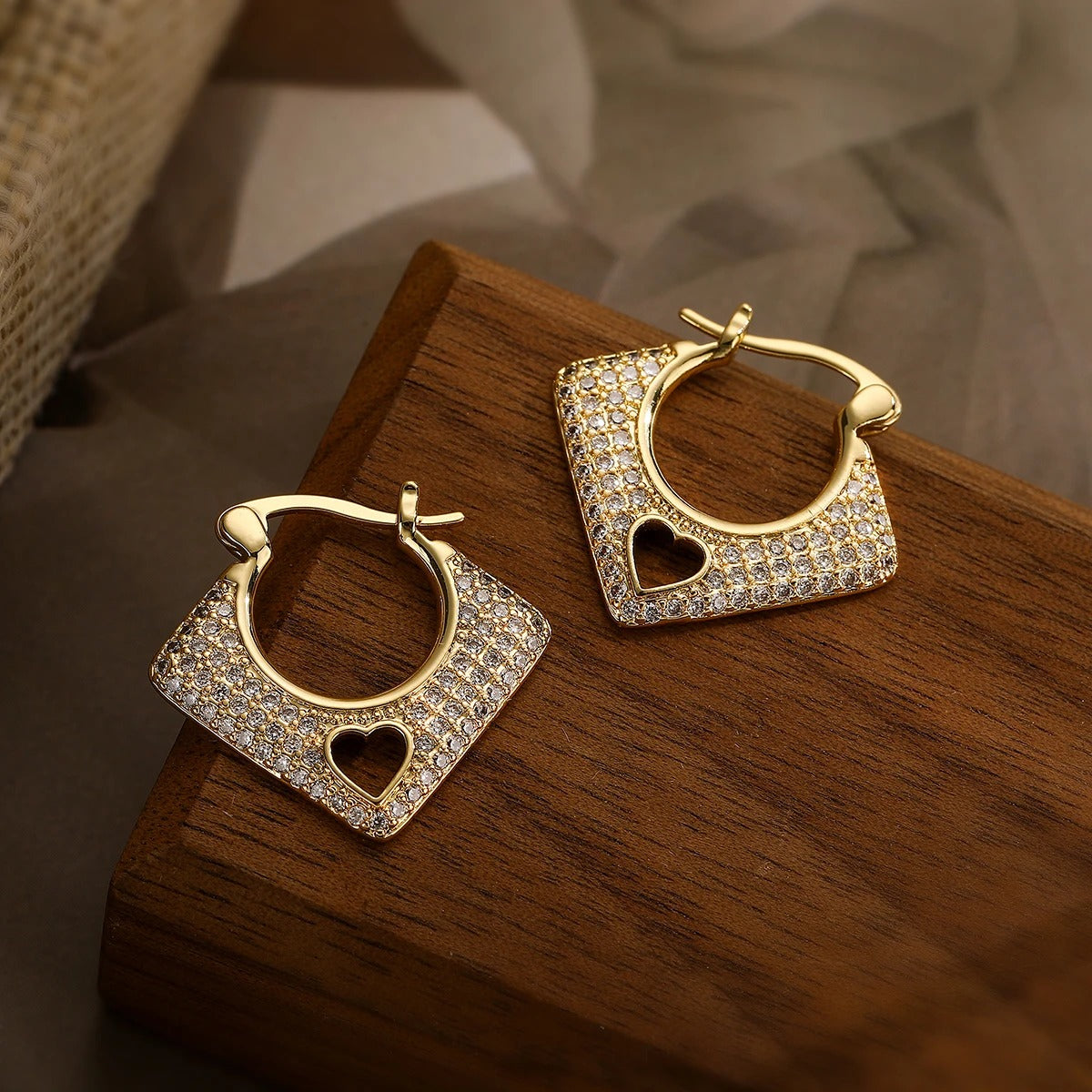 Micara - Flair Hearts - boucles d'oreilles