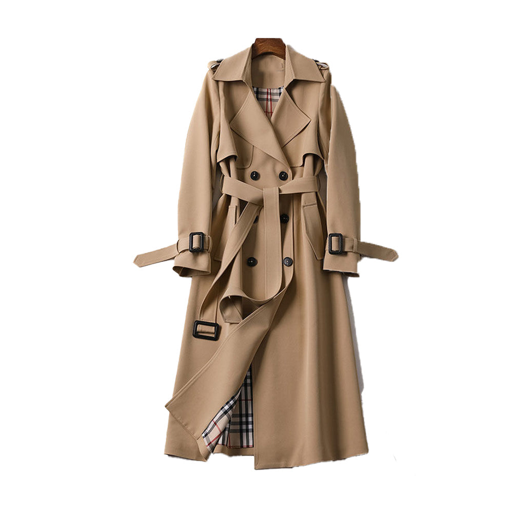Damen-Trenchcoat mit doppelter Knopfreihe