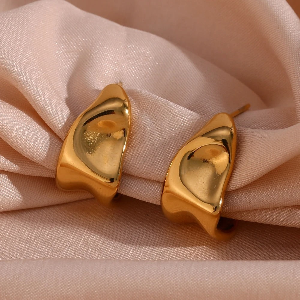 Micara - Croissants en fusion - Boucles d'oreilles