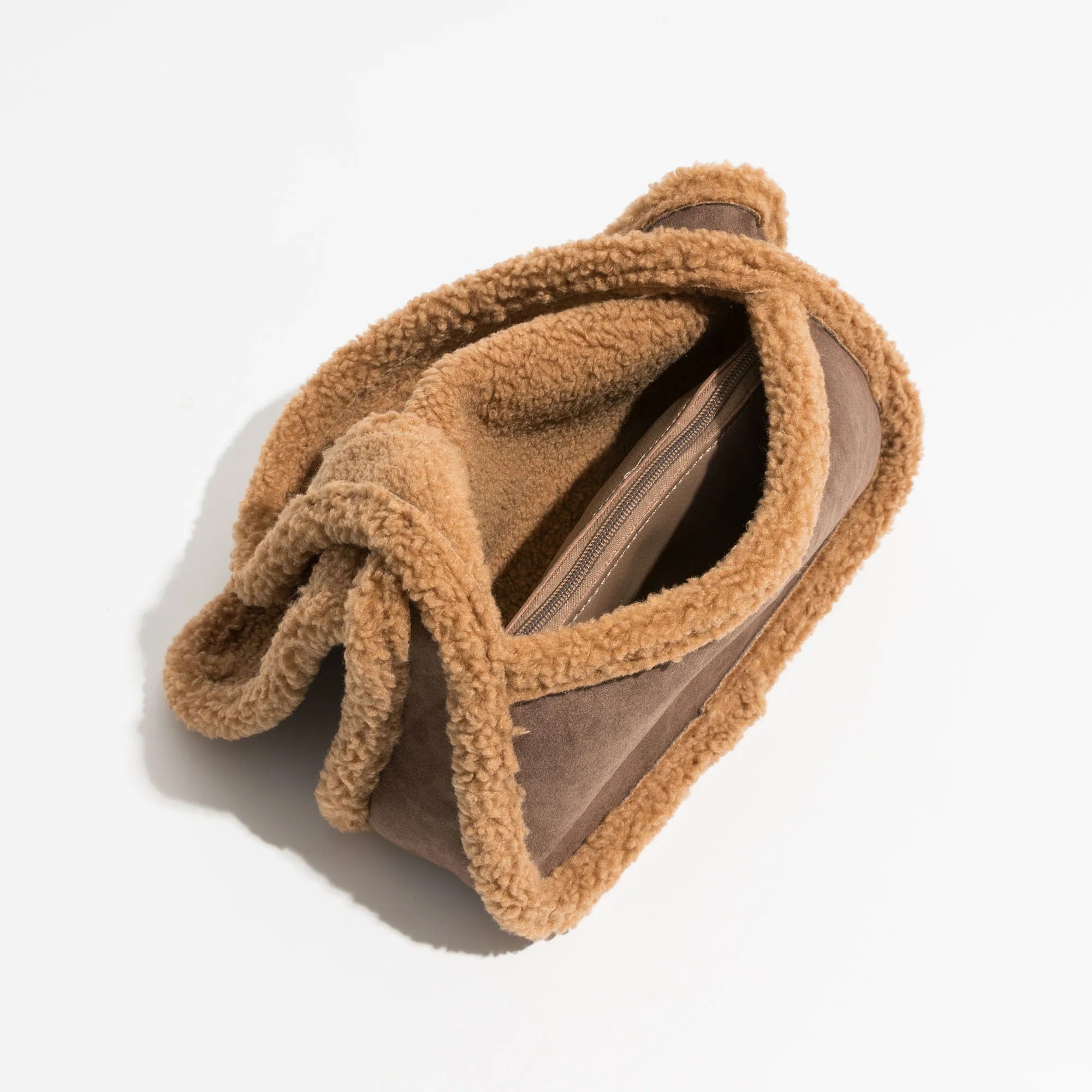 Kunstfell-Handtasche
