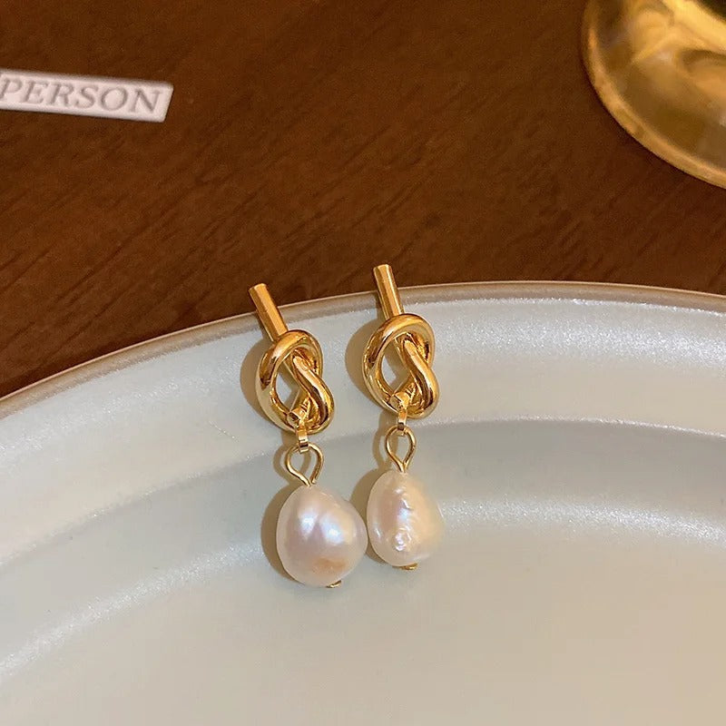 Micara - Perles Noueuses - Boucles d'oreilles