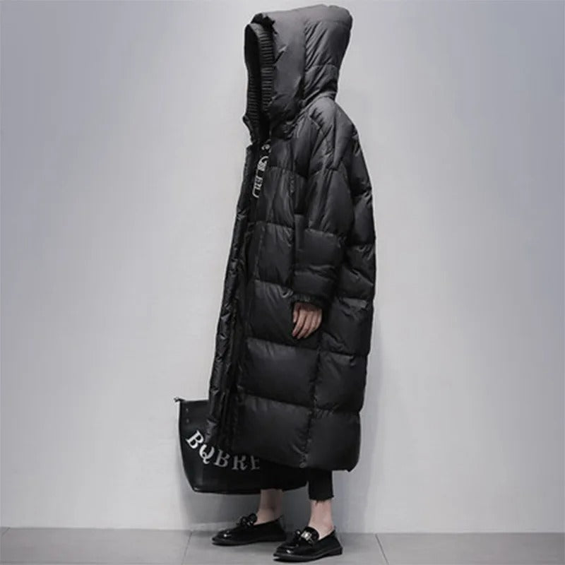 Uivyn | Lange Steppjacke - Geräumige Daunenjacke