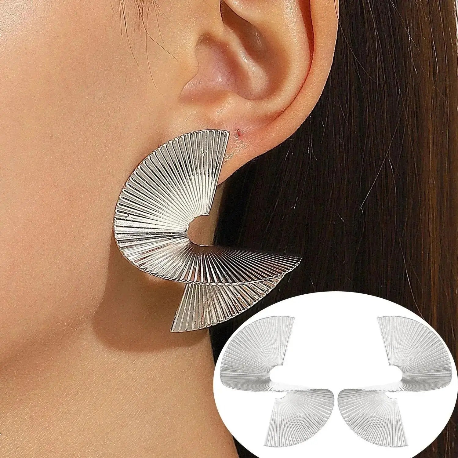 Micara - Glam Spirals - boucles d'oreilles