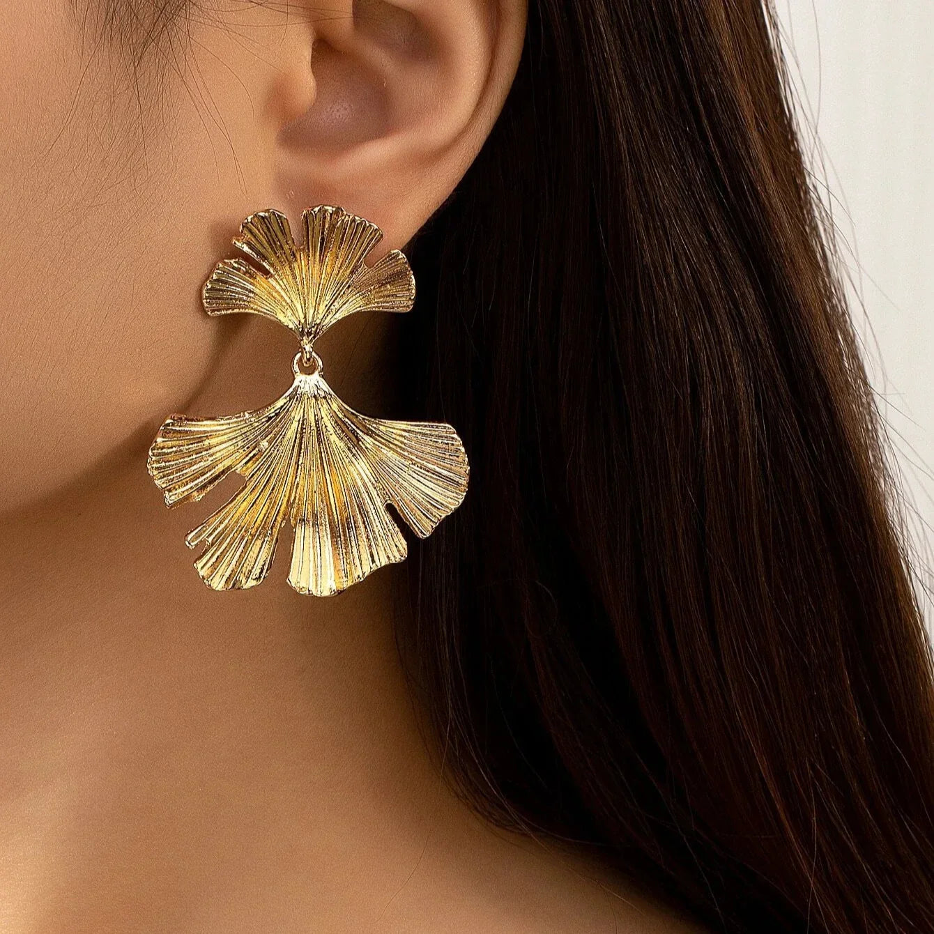 Micara - Boucles d'oreilles en éventail