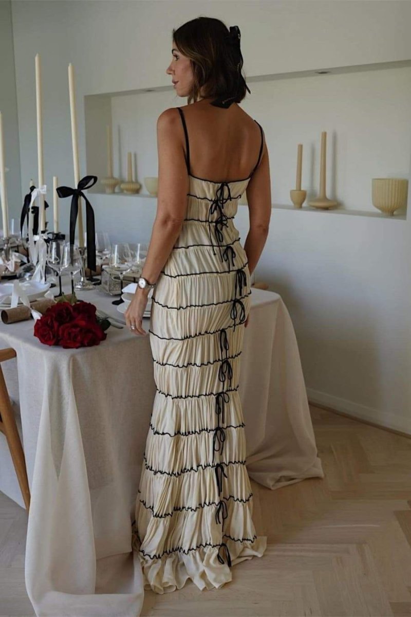 Melissa – Maxikleid mit Rüschentunnel
