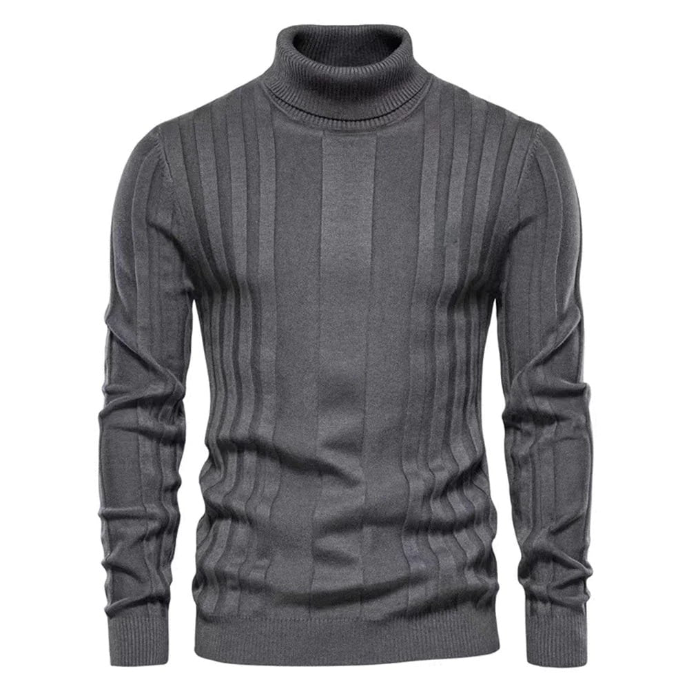 BOGS - Magnifique pull col roulé rayé pour homme 