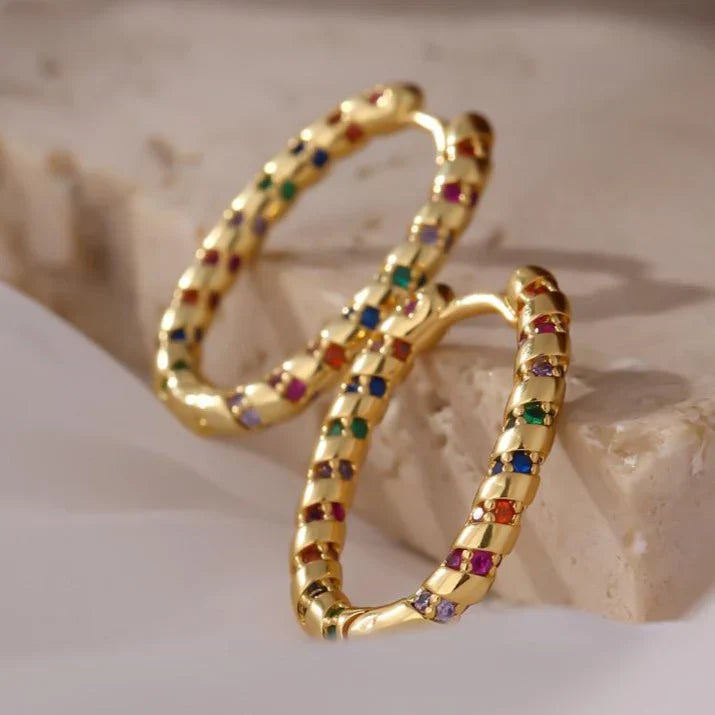 Micara - Boucles d'oreilles Prism Loops
