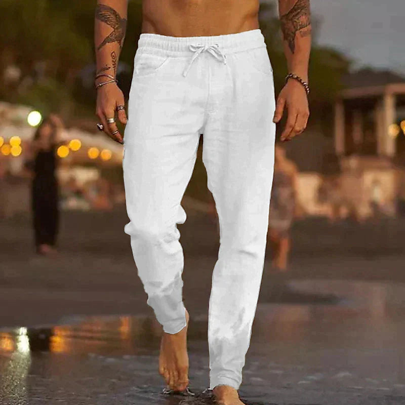Maiko – pantalon décontracté en lin pour homme