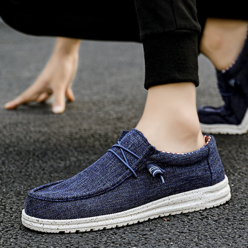 Jarrett - Lässige Segeltuch-Slipper
