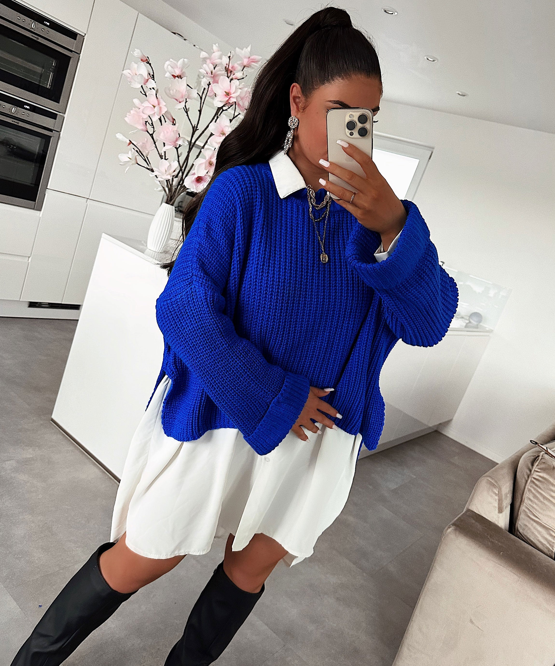 Elsa Short Bleu Roi