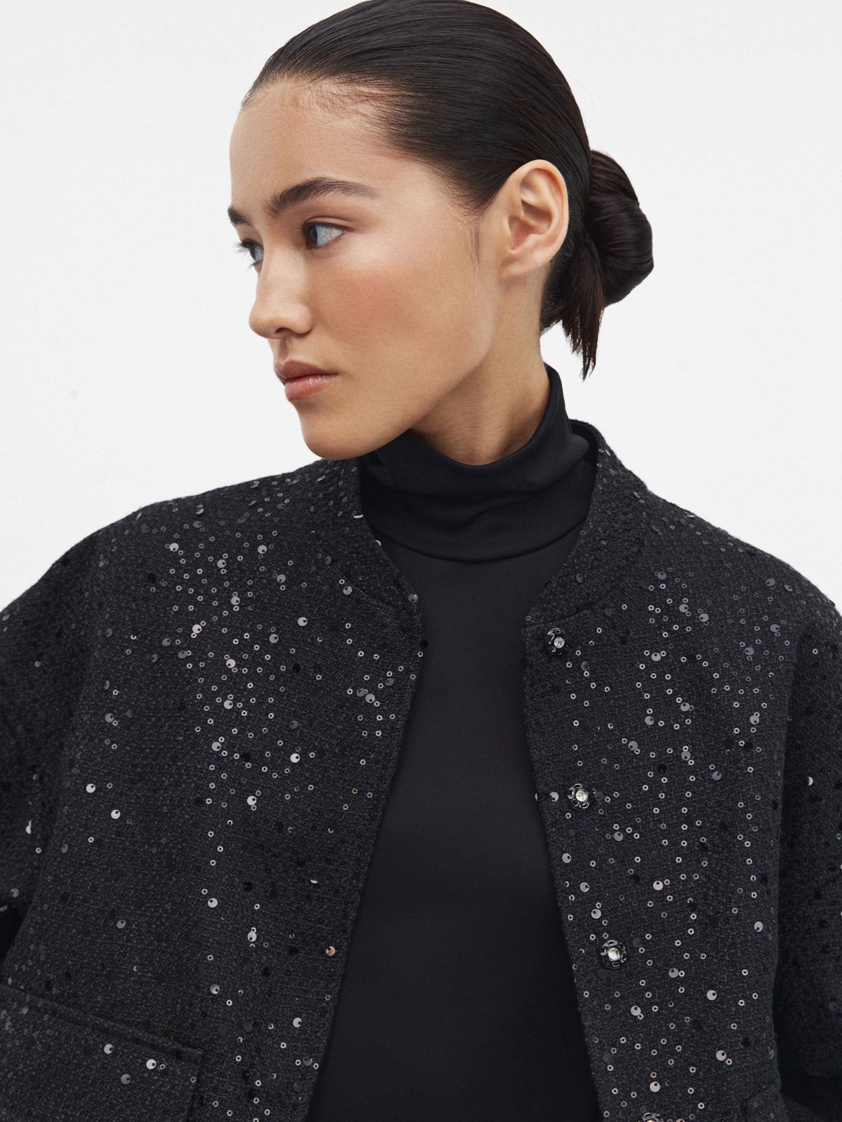 Alexie - Veste à paillettes - Tenue d'automne