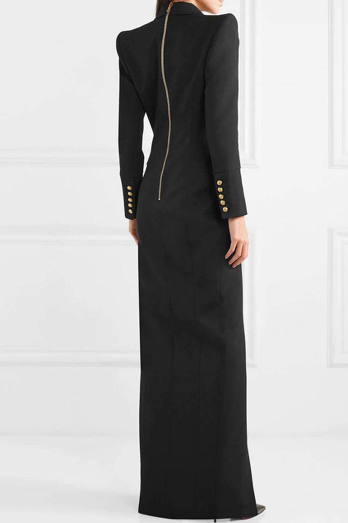 Simona – Smoking-Maxi-Blazerkleid