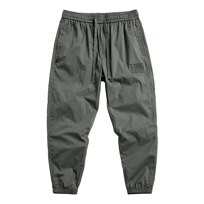Pantalon de survêtement d'été en soie glacée
